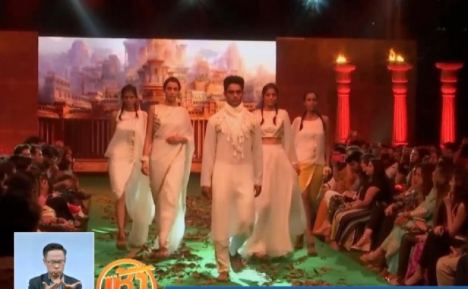 แฟชั่นโชว์แรงบันดาลใจจากหนังอินเดีย