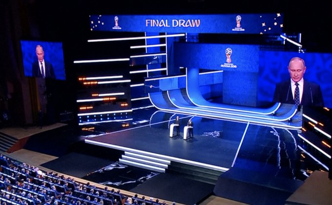 ผลจับสลากแบ่งสายฟุตบอลโลก 2018