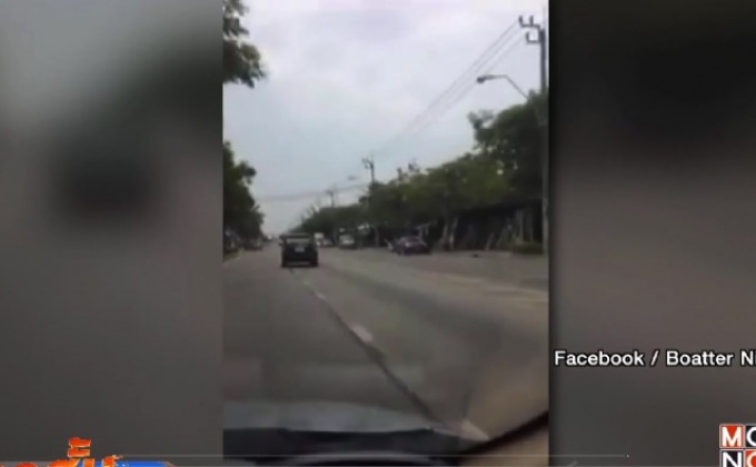 กักขัง 15 วัน “อุปนายก” ขับเก๋งปาดบนถนน