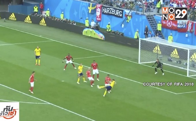 สวีเดนโชว์เหนียวเบียดสวิส 1-0 เข้ารอบ 8 ทีม