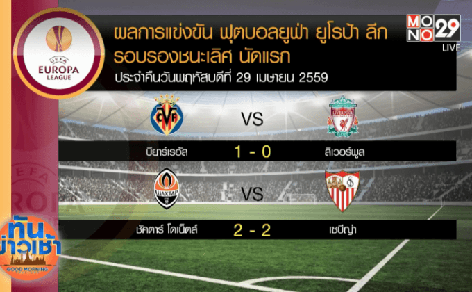 เรือดำน้ำเฉือนหงส์ 1-0 ตัดเชือกยูโรป้านัดแรก