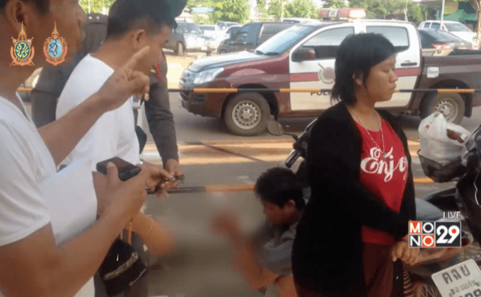 จับ 2 คนร้ายตระเวณขโมยของหน้ารถมอเตอร์ไซค์