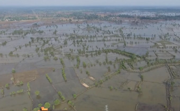 น้ำท่วมยโสธร ทำนาข้าวเสียหาย 5 แสนไร่