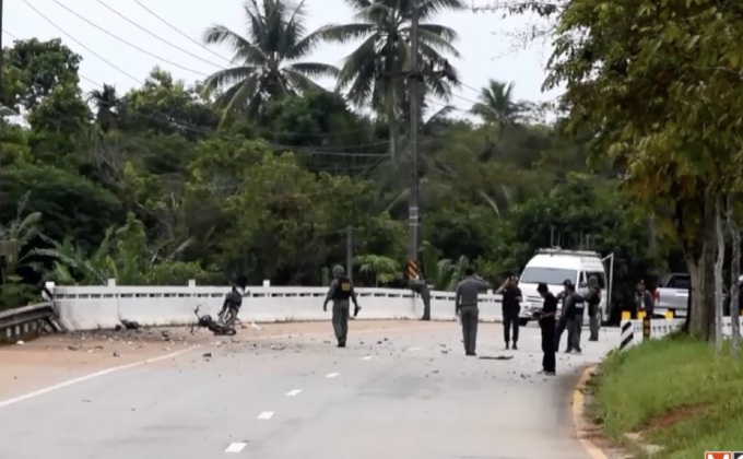 วางระเบิดตำรวจนราธิวาส เจ็บ 2 นาย