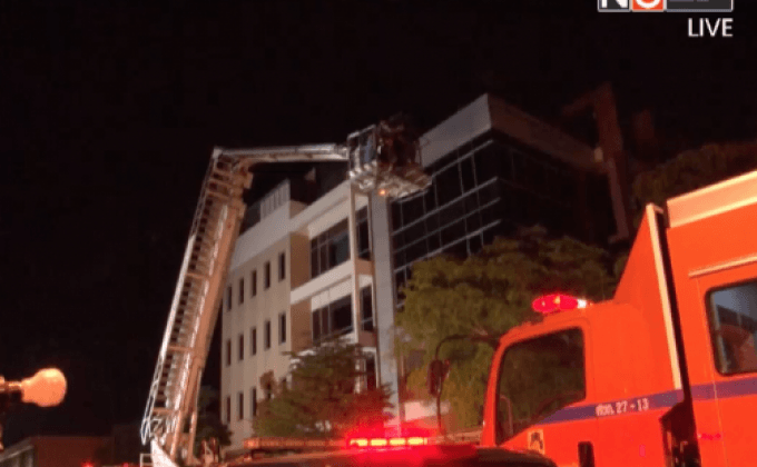 เพลิงไหม้อาคาร 5 ชั้นกลางเมืองขอนแก่น