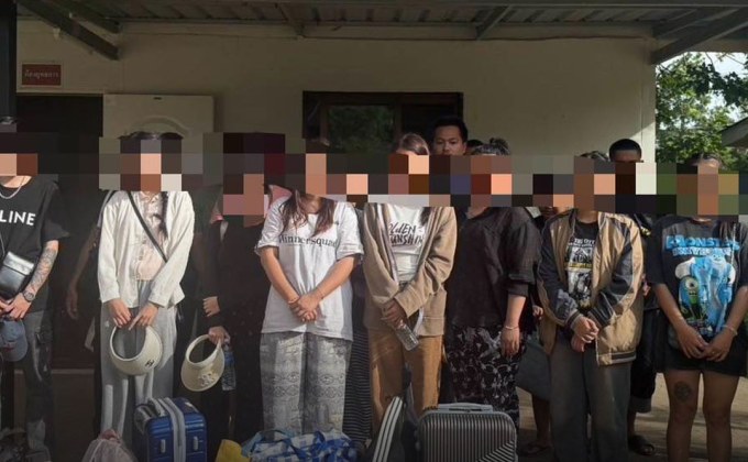 จับ 22 คนไทยลอบข้ามแดน หวังเข้าไปทำงานกัมพูชา