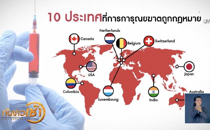 ประเทศที่การุณยฆาตถูกกฎหมาย