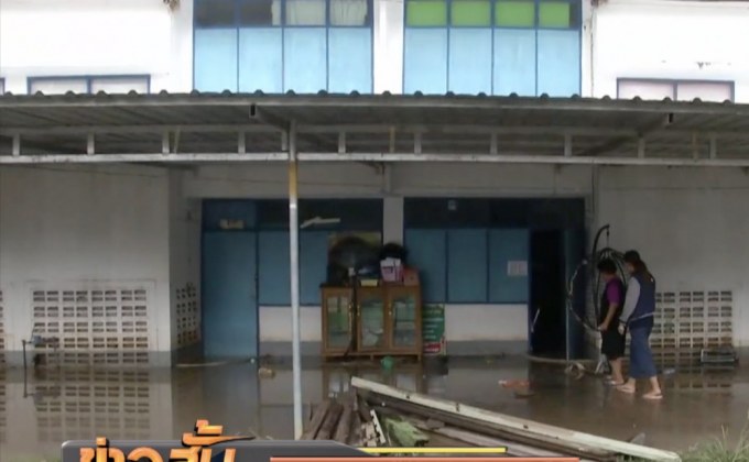 สำรวจความเสียหาย รร.อนุบาลโพนทอง จ.ร้อยเอ็ด