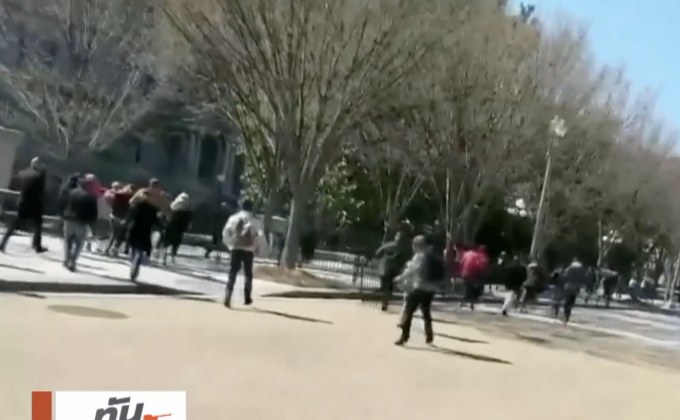 พบชายยิงตัวตายนอกรั้วทำเนียบขาว