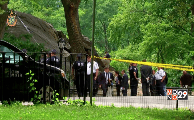 วัยรุ่นเหยียบระเบิดในเซ็นทรัลพาร์ค นิวยอร์ก