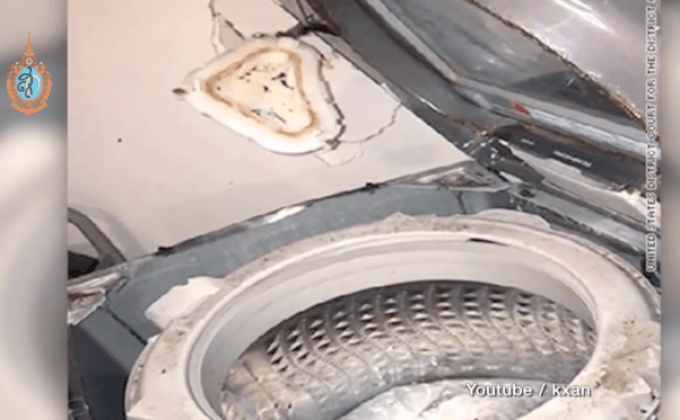 เครื่องซักผ้าซัมซุงระเบิดในสหรัฐ