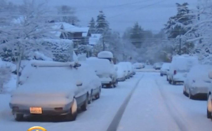 “ซีแอตเทิล” เผชิญหิมะหนักสุดในรอบ 70 ปี