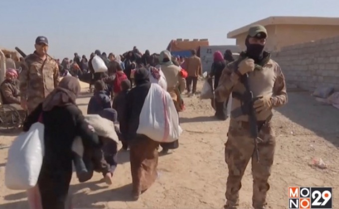 อิรักลำเลียงประชาชนออกจากเมืองโมซูล