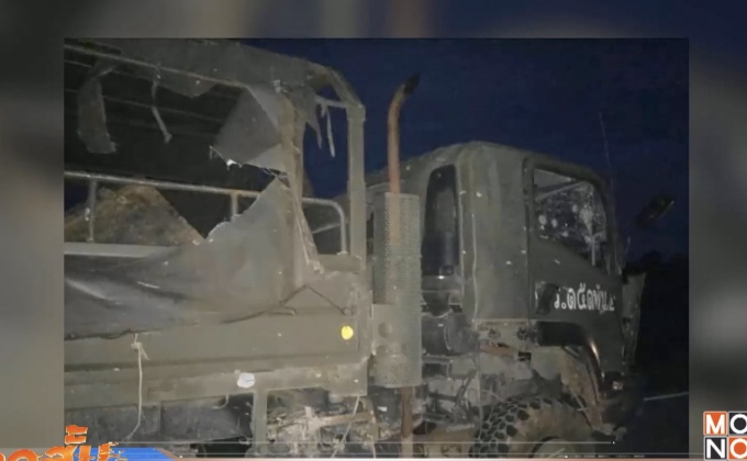 ลอบวางระเบิดรถทหาร จ.นราธิวาส เจ็บ 14 คน