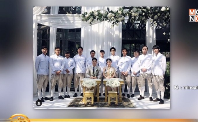 “ป๊อปปี้ K-OTIC” ควงแฟนสาวนอกวงการ เข้าพิธีวิวาห์แบบไทย