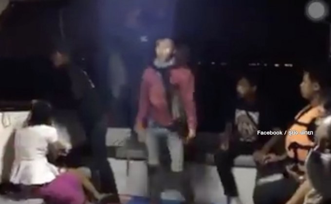 นาทีระทึกเรือรั่วขณะข้ามไปเกาะเสม็ดเคราะห์ดีช่วยทัน