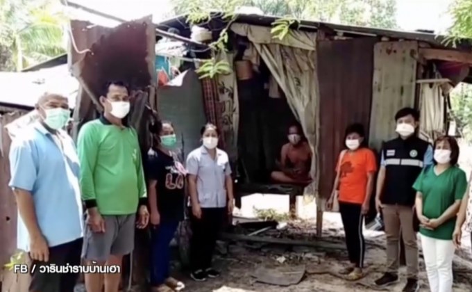 คุณลุงปั่นจักรยานจากระยอง กักตัว 14 วัน หลังกลับถึงบ้านพักที่อุบลฯ