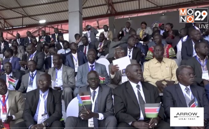 ชาวซูดานใต้ร่วมเฉลิมฉลองให้กับสันติภาพในประเทศ