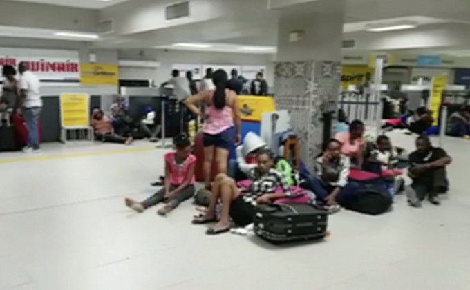 เฮติยกเลิกเที่ยวบินระหว่างการประท้วง