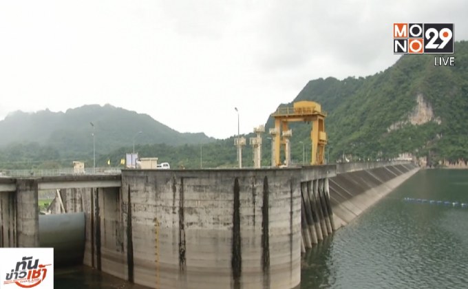 เขื่อนวชิราลงกรณ ปริมาณน้ำสูงสุดรอบ 34 ปี