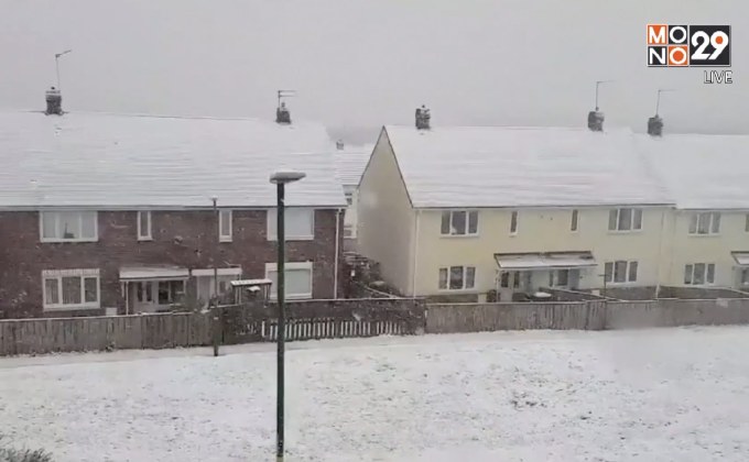 อังกฤษเผชิญพายุหิมะรุนแรงในบางพื้นที่