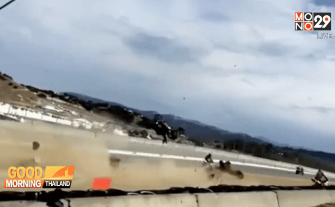 ซูเปอร์ไบค์ชนสนั่น 2 นักบิดสเปนเสียชีวิต