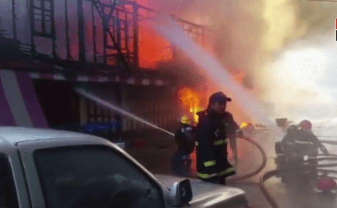 เพลิงไหม้ตลาดปากน้ำ จ.สมุทรปราการ