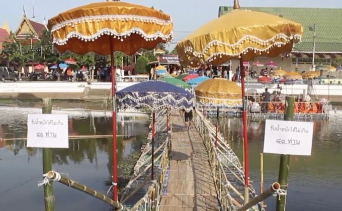 สะพานขวดพลาสติกรีไซเคิล แห่งแรกในไทย