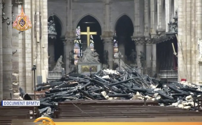 ฝรั่งเศสชี้ไฟไหม้ “นอเทรอดาม” ไม่ใช่อาญชากรรม