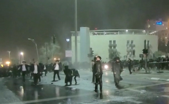 ประท้วงเกณฑ์ทหารยิวอัลตร้าออโธด๊อกซ์