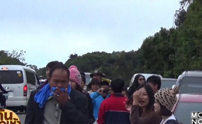 ดอยอินทนนท์หนาวจัด นักท่องเที่ยว คับคั่ง