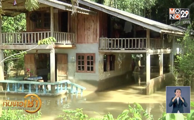 จ.สุราษฎร์ธานี ยังมีน้ำท่วมขัง หลังพายุ “ปาบึก” พัดผ่าน
