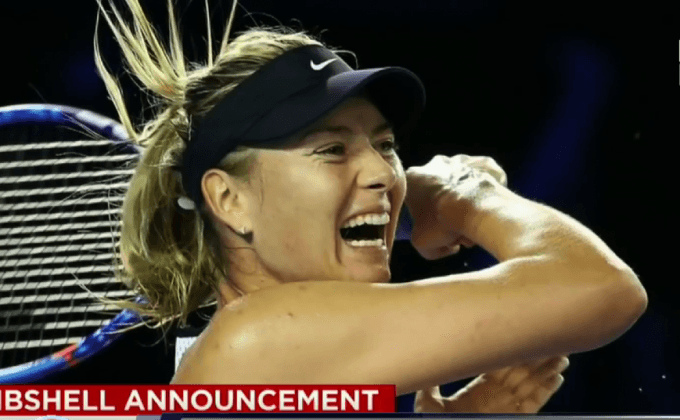 UN พักงาน ชาราโปวา ในฐานะทูตสันถวไมตรี