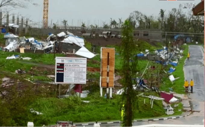 พายุไซโคลนถล่ม”ฟิจิ”