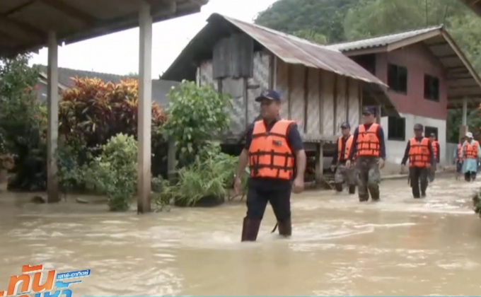 ผลกระทบจากฝนตกต่อเนื่อง