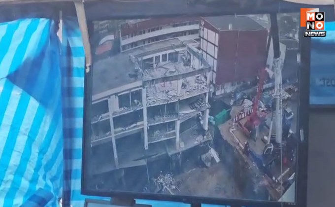 รฟม. เร่งซ่อมถนนสามเสนทรุด เจาะสำรวจ–อัดฉีดเกร้าท์ 6 จุด ขณะฝนตกหนักทำงานชะงักชั่วคราว