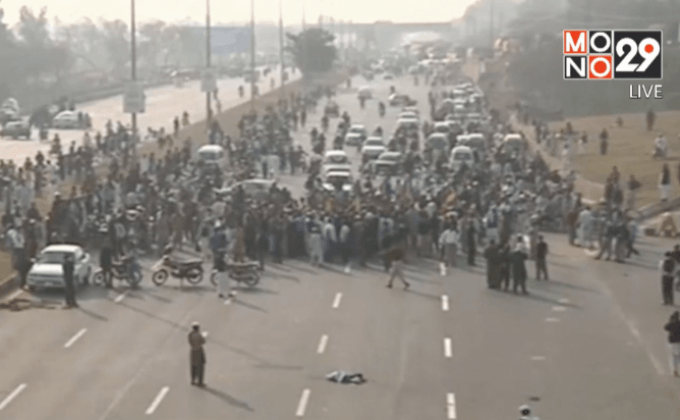 ประท้วงในกรุงอิสลามาบัด ปากีสถาน