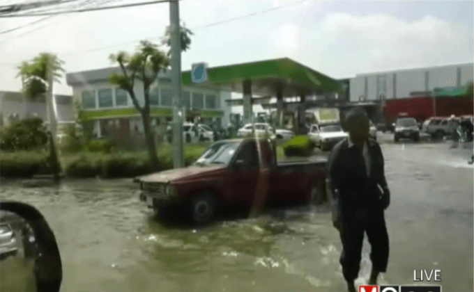 เร่งระบายน้ำท่วมนิคมบางปู