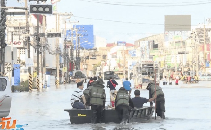เกาะติดสถานการณ์น้ำท่วม จ.สกลนคร