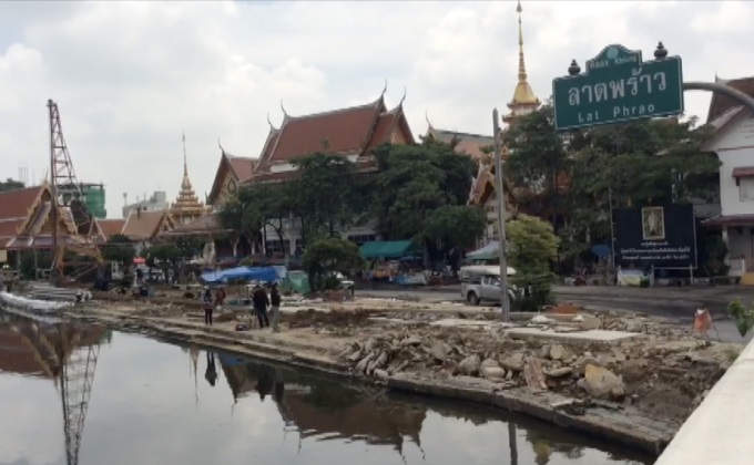 เร่งพร่องน้ำคลองลาดพร้าวรองรับฝนเพิ่ม