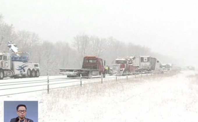 สภาพอากาศหนาวจัดในสหรัฐฯ