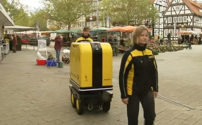 เยอรมนีทดสอบหุ่นยนต์บรรทุกไปรษณียภัณฑ์