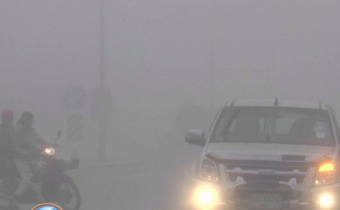 จ.พะเยา อุณหภูมิลดลงหมอกหนากระทบการสัญจร