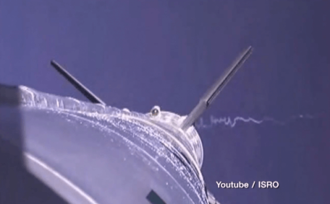 อินเดียทดสอบกระสวยอวกาศ