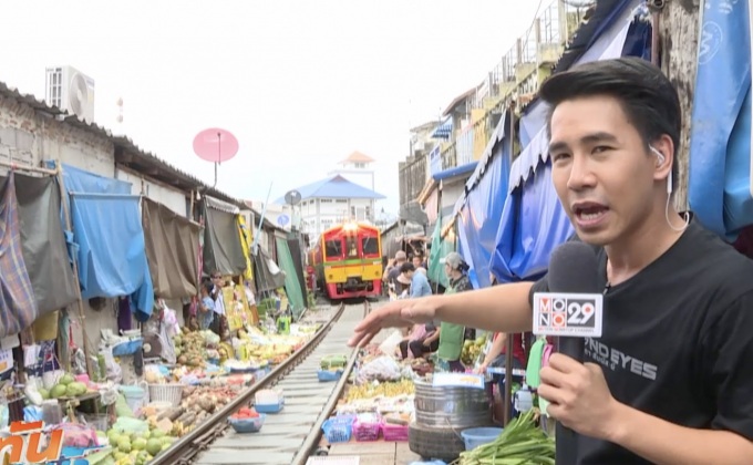 เจษฎาพาลุย : เดินเลียดเฉียดรถไฟที่ตลาดร่มหุบ สมุทรสงคราม