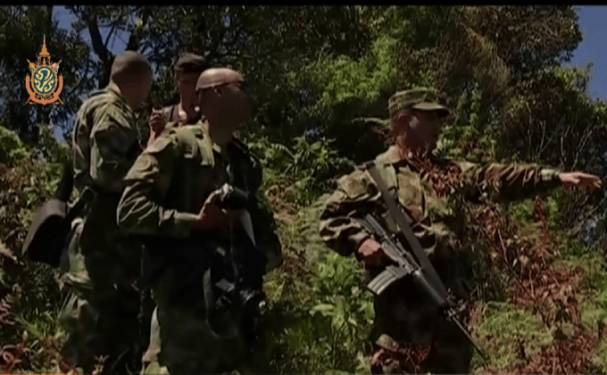 เฮลิคอปเตอร์ทหารตกในโคลอมเบีย