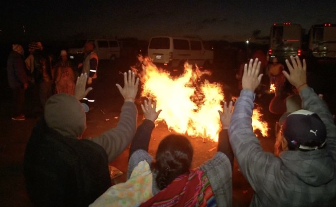 พิธีบูชายัญของชนพื้นเมืองบนเทือกเขาแอนดีส