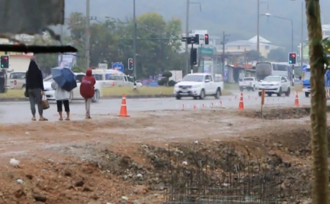 ถนนสายเหนือกำลังก่อสร้างแนะเลี่ยงเส้นทาง