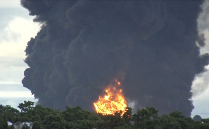 เพลิงไหม้โรงกลั่นน้ำมันในเม็กซิโก