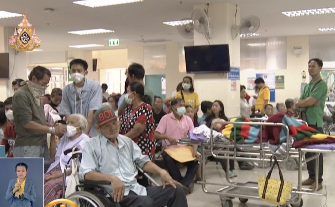 สธ.สั่งเตรียมห้องสะอาดรองรับผู้ป่วย-กลุ่มเสี่ยงจากฝุ่น